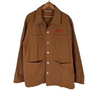 Maker's Mark Brown Button-Down Shirt    Size: L